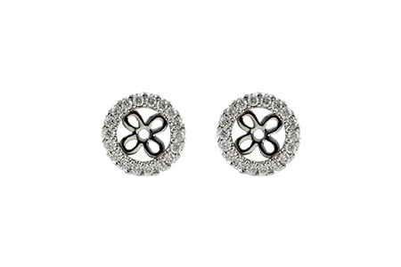 C241-95107: EARRING JACKETS .24 TW (FOR 0.75-1.00 CT TW STUDS)