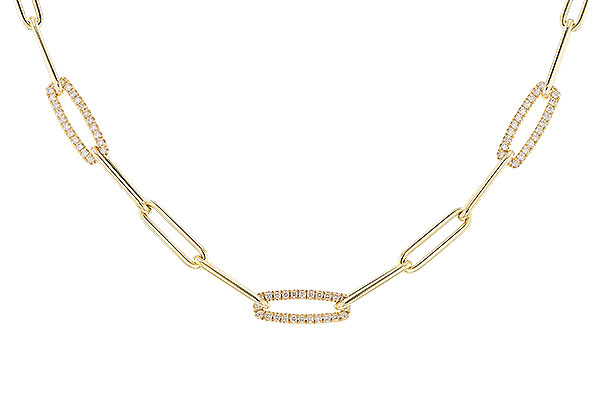 C328-27907: NECKLACE .75 TW (17 INCHES)