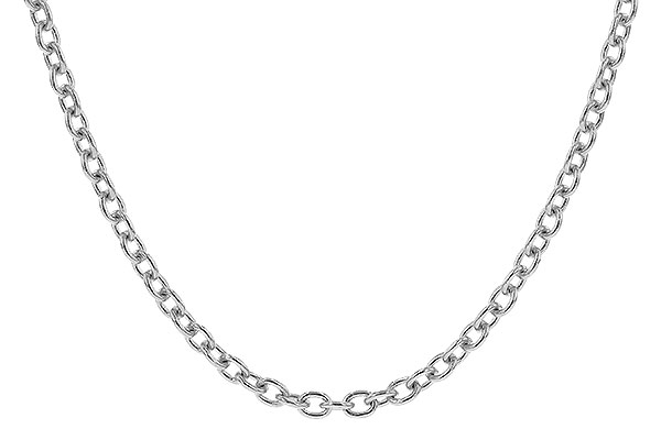 H328-34215: CABLE CHAIN (20IN, 1.3MM, 14KT, LOBSTER CLASP)