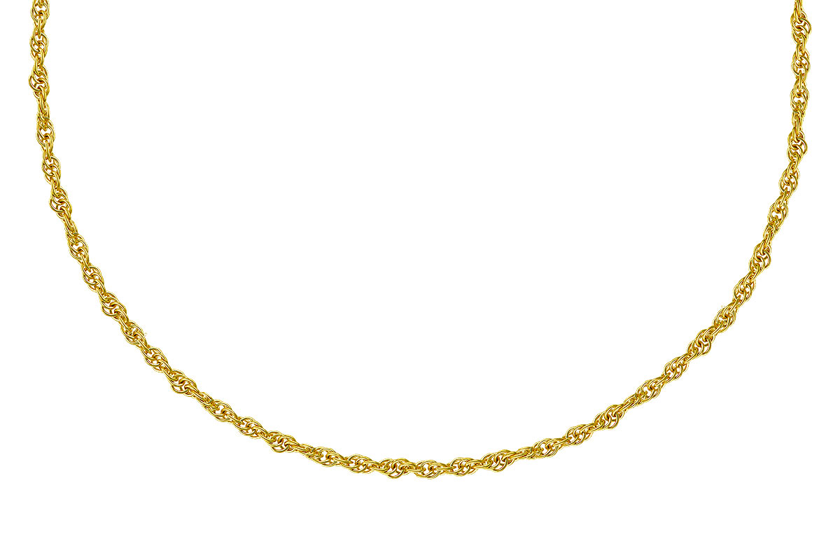 K328-33333: ROPE CHAIN (1.5MM, 14KT, 18IN, LOBSTER CLASP)