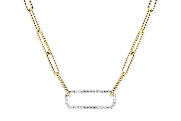 L328-27906: NECKLACE .50 TW (17 INCHES)