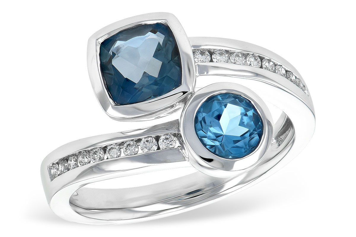 A243-81534: LDS RG 1.55 TW BLUE TOPAZ 1.70 TGW