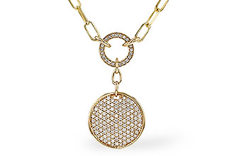 E329-20570: NECKLACE .92 TW (17")
