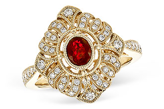 F327-39670: LDS RG .42 RUBY .80 TGW (5x4MM RUBY)
