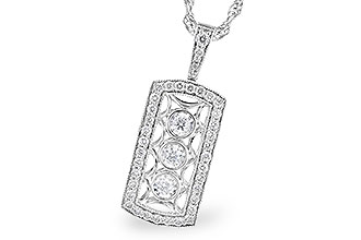 H327-42415: NECKLACE .40 TW