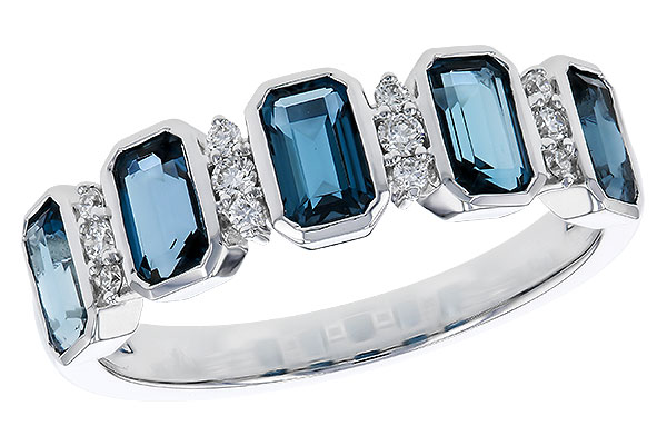 L329-21488: LDS RG 1.46 TW LONDON BLUE TOPAZ 1.58 TGW